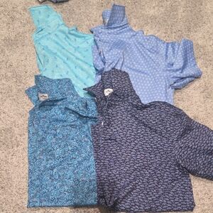 Boys Peter Millar Summer Comfort Collared Shirts